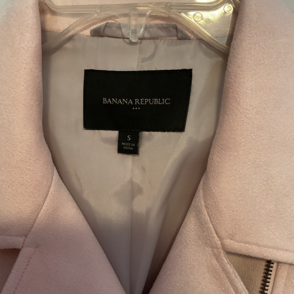 Banana Republic Light Pink Suede Jacket - Picture 6 of 6